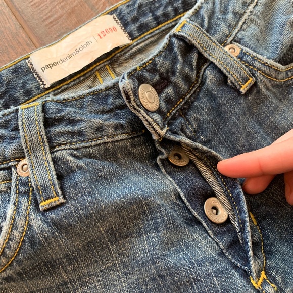 Paper Denim & Cloth USA made 100% cotton 28” long - Picture 8 of 8